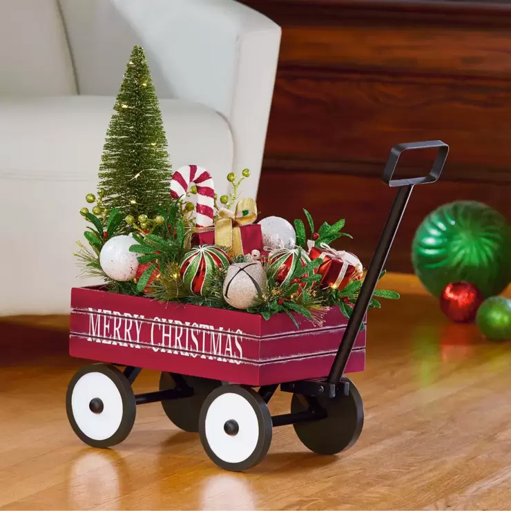 Indoor Christmas Wagon