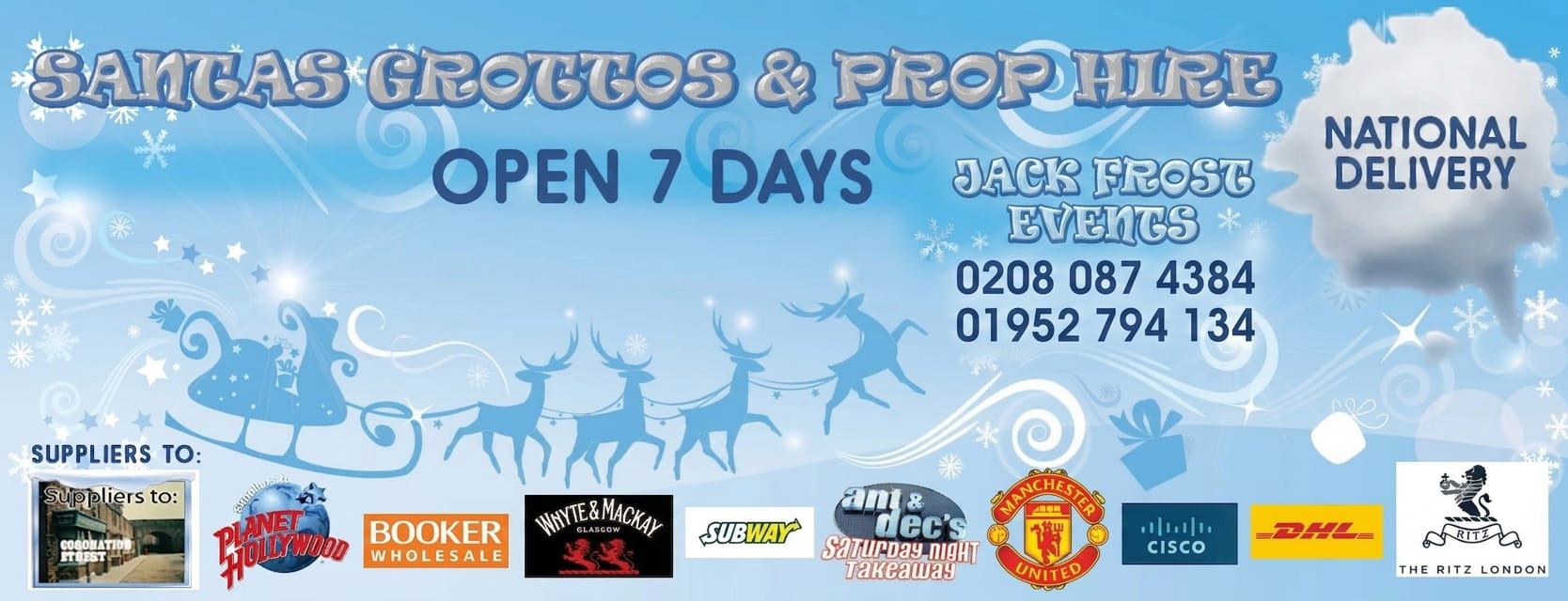 Jack Frost Events suppliers